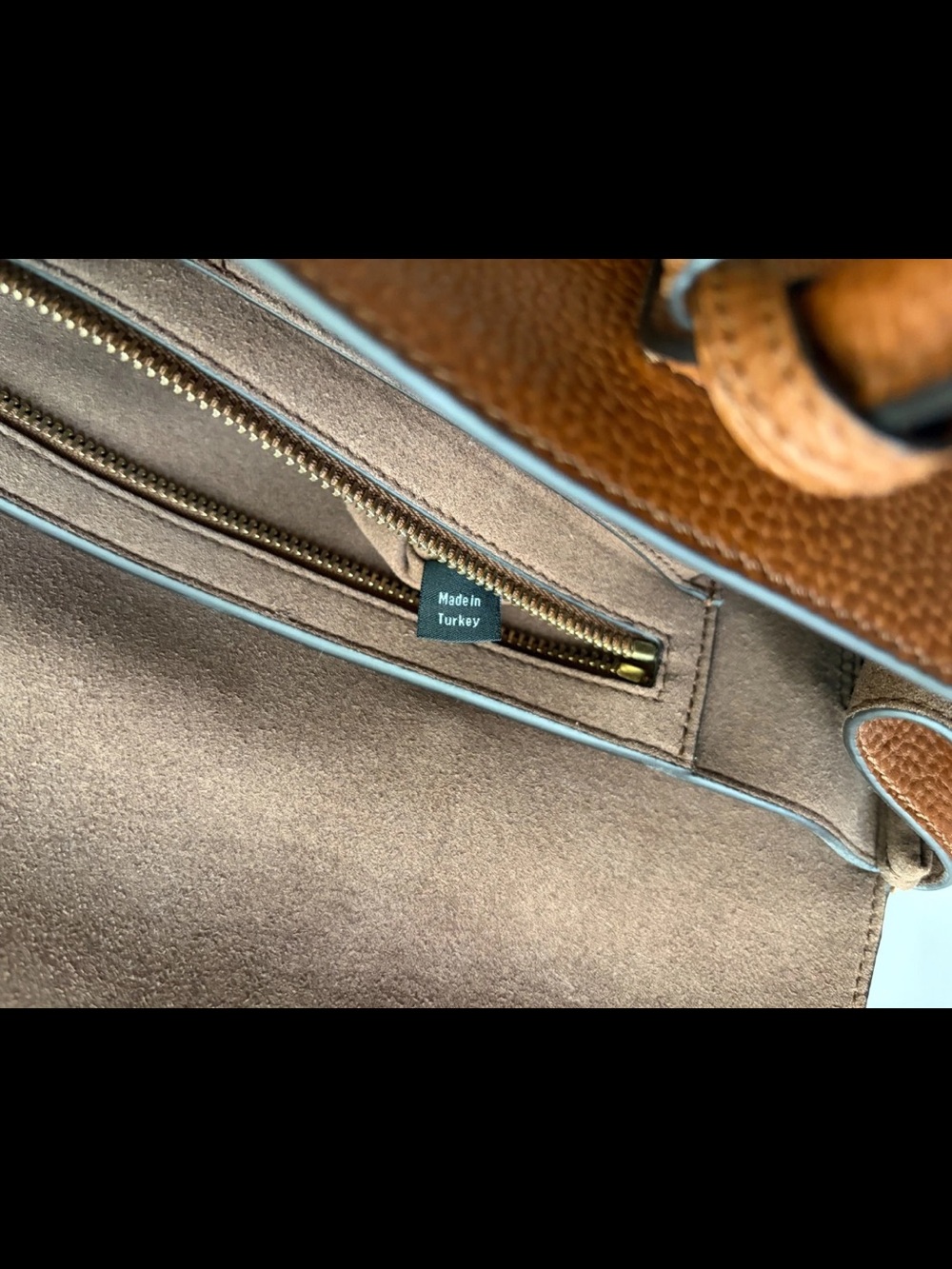 Mulberry Tan Leather Bayswater Satchel with Gold Hardware - Picture 13 of 16